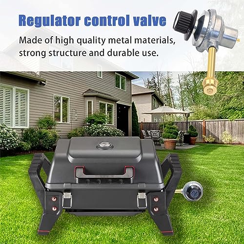 29102349 Grill BBQ Regulator Control Valve Replacement,Tru-Infrared Regulator Valve Compatible with Charbroil Grill2Go Portable Liquid Propane Gas Grill 2012 29103224A