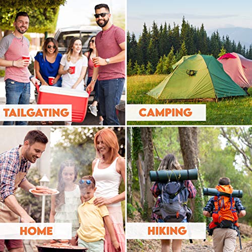 Flame King YSN1LBPB ProBoost Dual 1LB Propane Tank Carrier QCC Outlet, Black - Grill Parts America