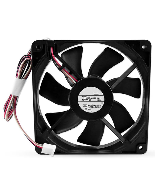 SZRKRLA Pellet Grill Induction Fan Motor KIT0411 Fit for Traeger D2 Pro 575 780 Ironwood Even Heat Distribution Oven Circulation Fan Parts Replace 11925SA-12R-BU 12V 0.86A DC - Grill Parts America