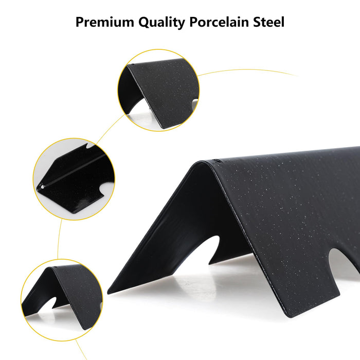 Replacement Parts for Weber Spirit Grill Parts 7635, 15.3-Inch Porcelain Steel Grill Heat Plates for Weber Spirit I & II 200 Series, Spirit E210, S210, E220, S220, 7635, 3-Pack Flavorizer Bars - Grill Parts America