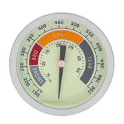 GLOWYE 3 1/8” Luminous BBQ Thermometer Gauge for CharBroil Oklahoma Joe’s Smokers, Weber, Royal Gourmet, Char-Griller and Most Charcoal Grills, 1/2 NPT Stainless Steel Grill Temperature Gauge - Grill Parts America