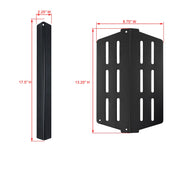 Genesis Grill Replacement Parts Flavorizer Bars Heat Deflector for Weber Genesis E310 E330 S330 S310 Grill Replacement Parts Weber Genesis 300 Series 7620 7621 65505 62756 Heat Deflector Sear Flavor - Grill Parts America