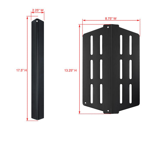 Genesis Grill Replacement Parts Flavorizer Bars Heat Deflector for Weber Genesis E310 E330 S330 S310 Grill Replacement Parts Weber Genesis 300 Series 7620 7621 65505 62756 Heat Deflector Sear Flavor - Grill Parts America