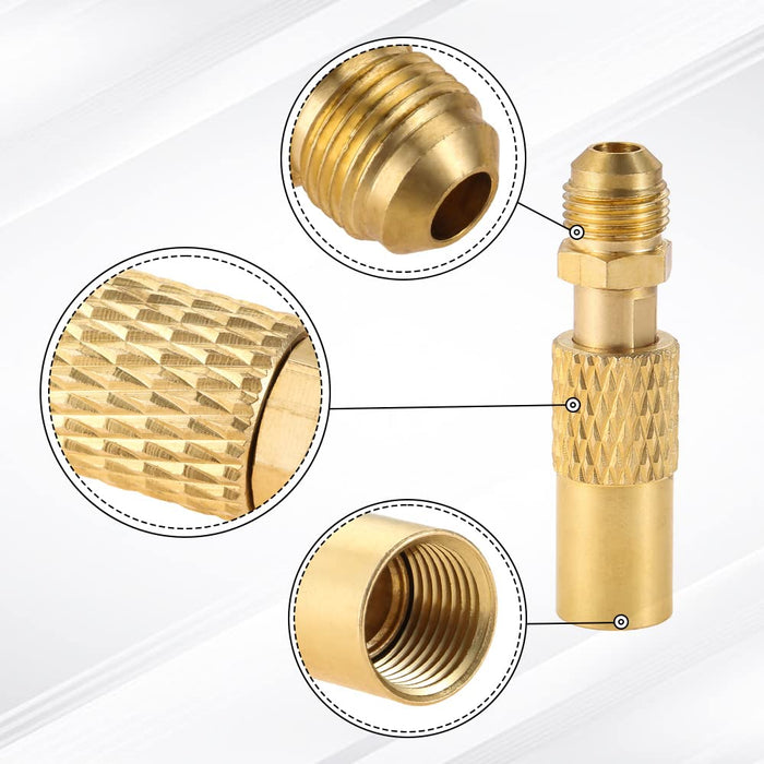 Hicello 3/8" Male Flare Converter Adapter for Coleman Roadtrip LXE Grill, Connect to RV Trailer Camper Propane Extension Hose - Grill Parts America