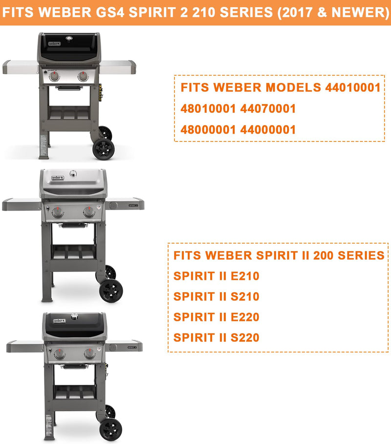 Grill Replacement Parts for Weber 67137 Igniter Electrode w/ 28" Wires Weber GS4 Spirit II 200 Grills, Weber GS4 Spirit 2 Grill Parts SPIRIT II E210,Weber SPIRIT II S210, E220, S220,44010001 48010001 - Grill Parts America