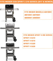 Grill Replacement Parts for Weber Spirit 2 Grill Parts GS4 Spirit II E210 S210 E220 S220 Parts for Weber GS4 Spirit 2 Flavorizer Bars 7635 67045 68842 69796 &Weber Heat Deflector 67060 Stainless Steel - Grill Parts America