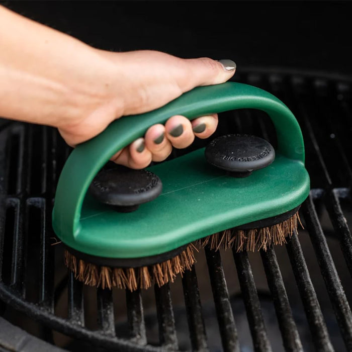 BGE Big Green EGG SpeediClean Green Grill Brush - Grill Parts America