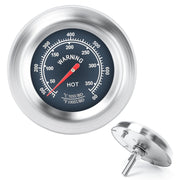Hisencn 3'' Grill Temperature Gauge for Dyna Glo, Cuisinart, Master Forge, Backyard, Universal Thermometer for BBQ Grill, Grill Thermometer for Smoker - Grill Parts America