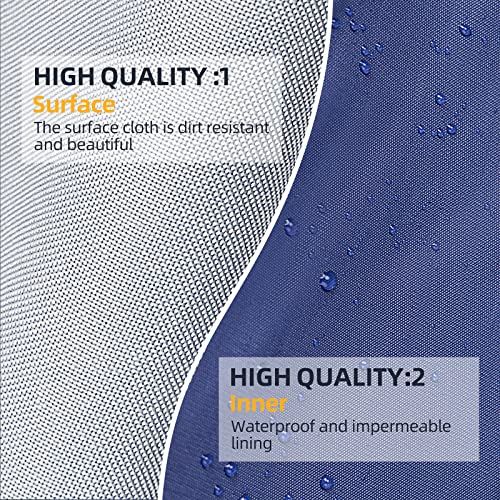 PALON Waterproof BBQ Grill Cover 75-Inch, Heavy Duty Outdoor Gas Grill Covers, with Built-in Vents Velcro, Barbecue Grills All Weather Protector for Weber Char-Broil Brinkmann Nexgrill and More - Grill Parts America