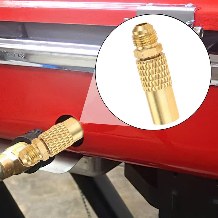 Hicello 3/8" Male Flare Converter Adapter for Coleman Roadtrip LXE Grill, Connect to RV Trailer Camper Propane Extension Hose - Grill Parts America