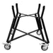 Quantfire XLarge Big Green Egg Nest,Grill Stand for Big Green Egg Accessories,Rolling Nest with Heavy Duty Locking Caster Wheels Powder Coated Steel for BGE Smoker Kamado Joe Grill Stand Accessories - Grill Parts America