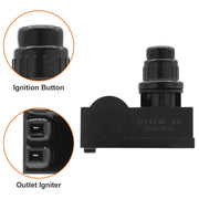 DcYourHome Grill Igniter Kit for Blackstone 36 Inch Griddle Grill Igniter Replacement Parts, Electronic Ignition Switch Button Ignition Module Ignitor-2 Outlets for Blackstone 36" Electrode Ignitor - Grill Parts America