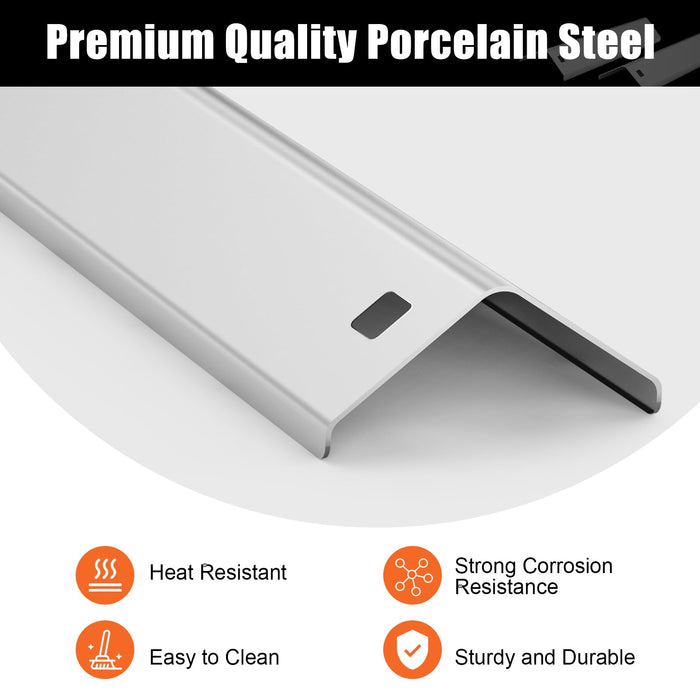 UikJOY Stainless Steel Grill Replacement Parts for Chargriller 5050, 5650, 3001, 3030, 5072, 3008, 4000, 5252 Gas Grills, Heat Plates & Burner Tubes & Hanger Brackets Replacement for Chargriller - Grill Parts America