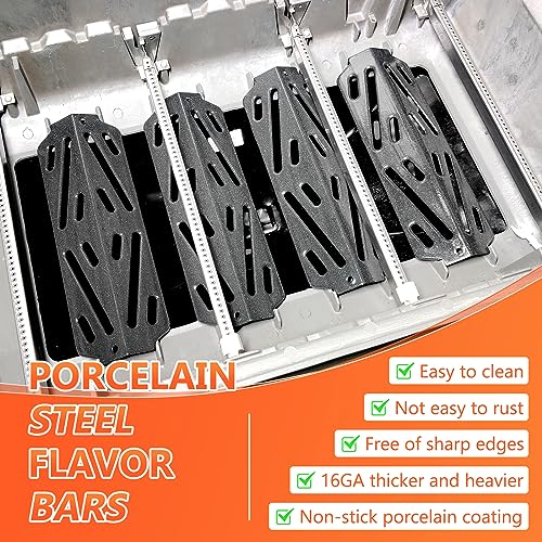 QuliMetal Grill Heat Deflectors for Weber GS4 Genesis II E-410, E-415 ...