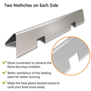 7636 Flavorizer Bars for Weber Spirit 2 Grill Parts, Replacement Parts for Weber Spirit II & I E310 E320 S310 S320 Grills, Flame Guard for Weber GS4 Spirit II 67046 69797 68843, Stainless Steel - Grill Parts America