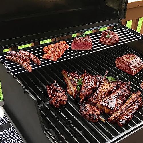 AOREWTGGH 7513 Grill Warming Rack for Weber Spirit 700, Genesis Silver B&C, 7513/88719 304 Stainless Steel Warming Rack Replacement for Weber Genesis 1000-5500, Gold B & C, 24.9 x 4.7 x 4 in - Grill Parts America