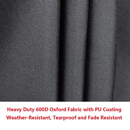 Mini Lustrous Grill Cover Fits for Blackstone 17inch 22inch Griddle with Hood and Stand, Perfect Take Along Griddle Accessories for Outdoor Cooking and Camping (Black) - Grill Parts America