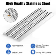 Barbqtime Grill Heat Plates Tent Shields for Napoleon Legend LEX 485 605 730 Mirage Lifestyle Gas Grills, 16.5" Stainless Steel Flame Cover Grill Replacement Parts for Napoleon - Grill Parts America