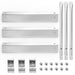 UikJOY Stainless Steel Grill Replacement Parts for Chargriller 5050, 5650, 3001, 3030, 5072, 3008, 4000, 5252 Gas Grills, Heat Plates & Burner Tubes & Hanger Brackets Replacement for Chargriller - Grill Parts America