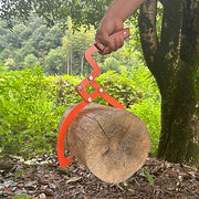 Wood Handle 2 Claw Skidding Tongs Non-Slip Grip, Log Lifting, Handling, Dragging & Carrying Tool (18 in) - Grill Parts America