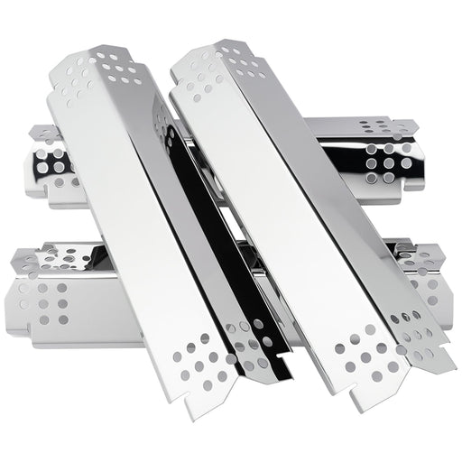 ROCFAN Grill Heat Plates Replacement Parts for Nexgrill 720-0830H, Stainless Steel Heat Tents, Burner Cover, Flame Tamer, Heat Shield for Home Depot Nexgrill 4 Burner 720-0830H, 14.6 Inch - Grill Parts America