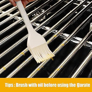 Hisencn Cooking Grate Replacement Parts for Masterbuilt Electric Smoker 30 Inch, 14.6" x 12.2", Stainless Steel Grids Masterbuilt MB20071117 Smoker grates Replacement, 3 Pack - Grill Parts America