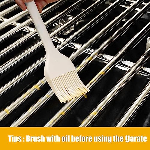 Hisencn Cooking Grate Replacement Parts for Masterbuilt Electric Smoker 30 Inch, 14.6" x 12.2", Stainless Steel Grids Masterbuilt MB20071117 Smoker grates Replacement, 3 Pack - Grill Parts America