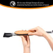 Mountain Grillers BBQ Multi Tool - Barbecue Combo Utensils Set - Portable Grill Tools Set for BBQ Grilling - Grill Utensil Set for Outdoor - Grilling Accessories Gift for Men - Smoker Kit Accessories - Grill Parts America