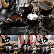 MATOW 58mm Coffee Distributor & Tamper, Dual Head Coffee Leveler Fits for Portafilter, Increased Adjustable Depth- Professional Espresso Hand Tampers - Kitchen Parts America