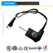 Adjustable Thermostat Probe Cord for Masterbuilt Smokers & Electric Griddles, Outdoor/Household Electric Smoker, IFITTING Power Cord with Thermostat Control, 15A/125V - Grill Parts America