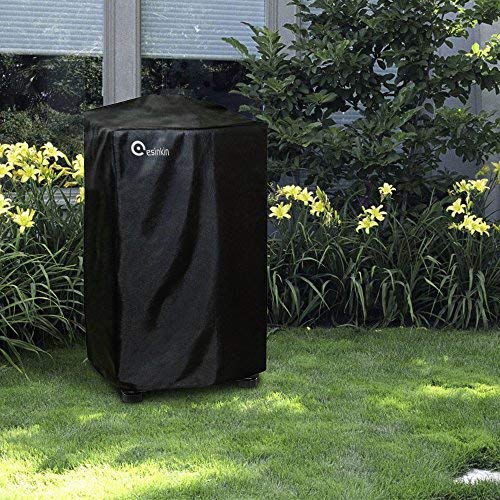 Esinkin 30-Inch Electric Smoker Cover for Masterbuilt Electric Smoker , Dust UV Durable Waterproof and Conveninet , Black - Grill Parts America