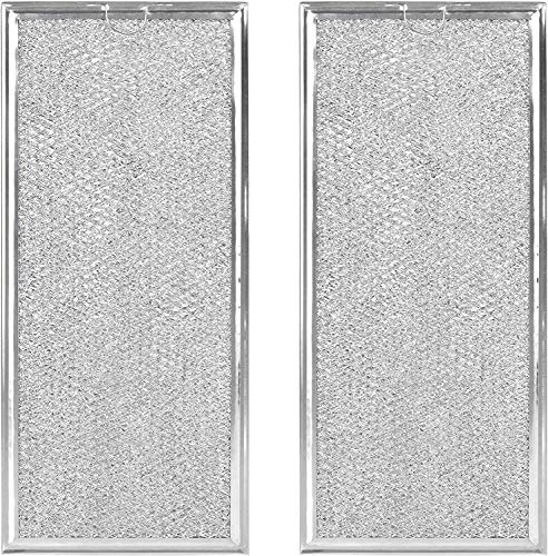 Microwave Grease Filter Compatible with Whirlpool and GE Microwaves 2 Pack Approx 13" x 6" - Grill Parts America