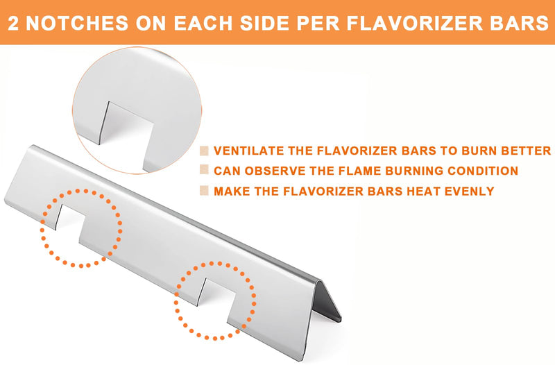 Grill Parts for Weber Spirit 2 Grill Parts GS4 Spirit II & I E310 E320 S310 S320, Replacement for Weber Spirit E-310 Flavorizer Bars 7636 67046,Burner Tube 67025 67103 69787,Crossover Tube 67279 69898 - Grill Parts America