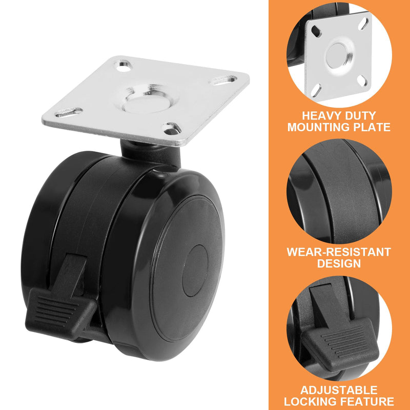 69828 Locking Casters for Weber Spirit Grill Replacement Wheels Weber Spirit E215 E210 S210 E220 S220 Grill Parts Spirit E310 Spirit E320 S310 S320 Grill Wheels Weber Spirit 200 & 300 SER Grills, 2PCS - Grill Parts America