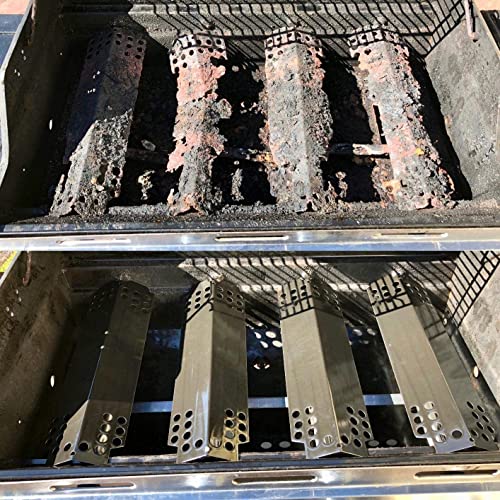 CharBroil Grill Heat Plates & Burner Replacement Kit – Enameled Steel, Universal Fit