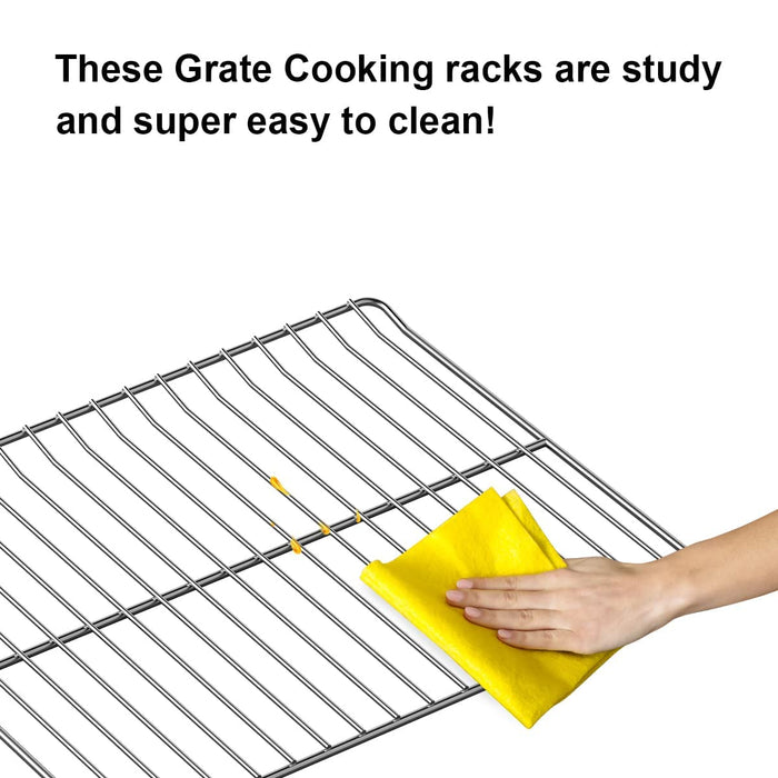 Cooking Grate Replacement for Masterbuilt Electric Smoker Racks 30 Inch, 14.6" x 12.2" 3 Pack Stainless Steel Grids Masterbuilt Smoker grates Replacement - Grill Parts America