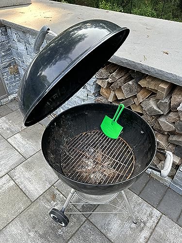 LavaLock Smok-n-Scrape Grill and Smoker Scraper, Residue Remover Cleaning Tool for Weber Kettle, Weber Smokey Mountain, UDS, WSM (Green Smok-n-Scrape) - Grill Parts America