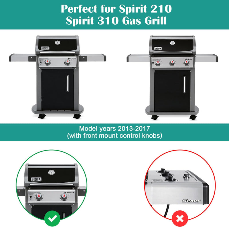 EasiBBQ 7642 Grill Igniter Kit for Weber Spirit 210/310 Grill with Up Front Controls (Model Years 2013 and Newer), Igniter Kit for Weber Spirit E-210, Spirit S-210, Spirit E-310, Spirit SP-310 - Grill Parts America