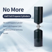 SOOYEAH Propane Refill Adapter,Propane Adapter Fill 1 lb cylinder from 1 lb cylinder,Gas Refill Adapter,Propane Cylinder Fuel Refill,CGA600 Tank Shifter,Gas Saver for Propane Cylinder Tank - Grill Parts America