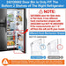 ARLBA UPGRADE 242126602 Refrigerator Door Bin Bottom 2 Shelves Replacement Compatible with Cros-ley & Frigidaire Refrigerator Door Shelf Side Rack AP6278233 4547407 FFSS2625TS0 LFSS2612TF0 2-Pack - Grill Parts America