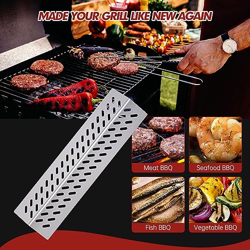Cozilar Grill Heat Shield Heat Plates for Bull Grill Replacement Parts 16631,16520, Bull Angus 4 Burner 47629, Cal Flame G Series 4 Burner G4, Grill Burner Covers BBQ Gas Grill Parts Accessories - Grill Parts America