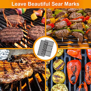 Hisencn Cast Iron Cooking Grates for Dyna glo DGH485CRP DGH450CRP DGH474CRP DGB495SDP DGH483CRP 5-Burner Propane Gas Grill Grid Replacement Parts 3-Packs - Grill Parts America