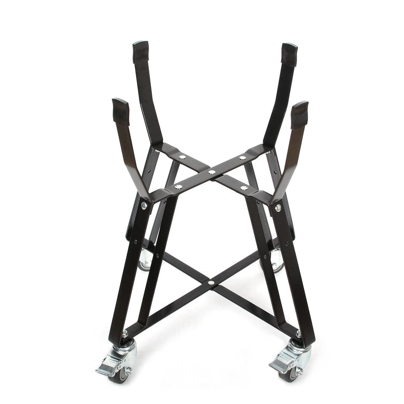 Rolling Cart for Kamado Joe Classic Accessories,Kamado Joe Parts Rolling Nest with Heavy Duty Locking Caster Wheels Powder Coated Steel Rolling Outdoor Cart for Kamado Joe Classic Grill Stand - Grill Parts America