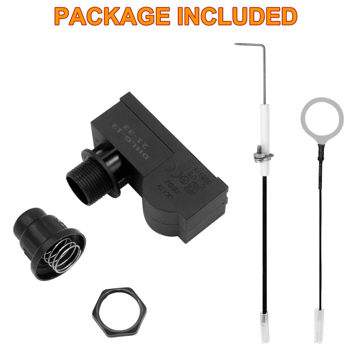 DcYourHome Grill Igniter Kit for Blackstone 36 Inch Griddle Grill Igniter Replacement Parts, Electronic Ignition Switch Button Ignition Module Ignitor-2 Outlets for Blackstone 36" Electrode Ignitor - Grill Parts America