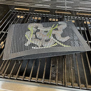 Bluedrop Non Stick Mesh Bag For Grill PTFE Toaster Oven Bags Barbecue Pockets Sheets Pack of 2 - Kitchen Parts America