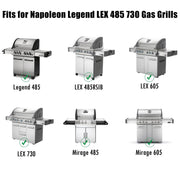 Barbqtime Grill Heat Plates Tent Shields for Napoleon Legend LEX 485 605 730 Mirage Lifestyle Gas Grills, 16.5" Stainless Steel Flame Cover Grill Replacement Parts for Napoleon - Grill Parts America