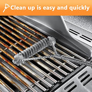 Hisencn Cooking Grates for Nexgrill 720-0882A Evolution Infrared Plus 5-Burner, Stainless Steel Solid Rod Grill Cooking Grids Replacement Parts, 3 Pack - Grill Parts America