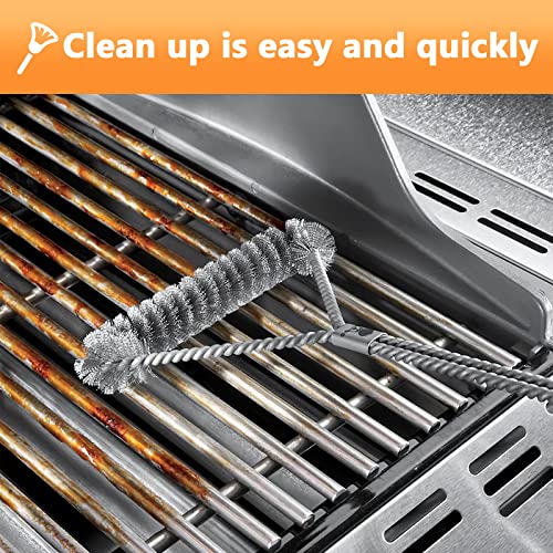 Hisencn Cooking Grates for Nexgrill 720-0882A Evolution Infrared Plus 5-Burner, Stainless Steel Solid Rod Grill Cooking Grids Replacement Parts, 3 Pack - Grill Parts America
