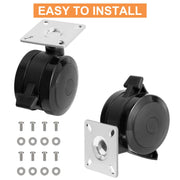 69828 Locking Casters for Weber Spirit Grill Replacement Wheels Weber Spirit E215 E210 S210 E220 S220 Grill Parts Spirit E310 Spirit E320 S310 S320 Grill Wheels Weber Spirit 200 & 300 SER Grills, 2PCS - Grill Parts America
