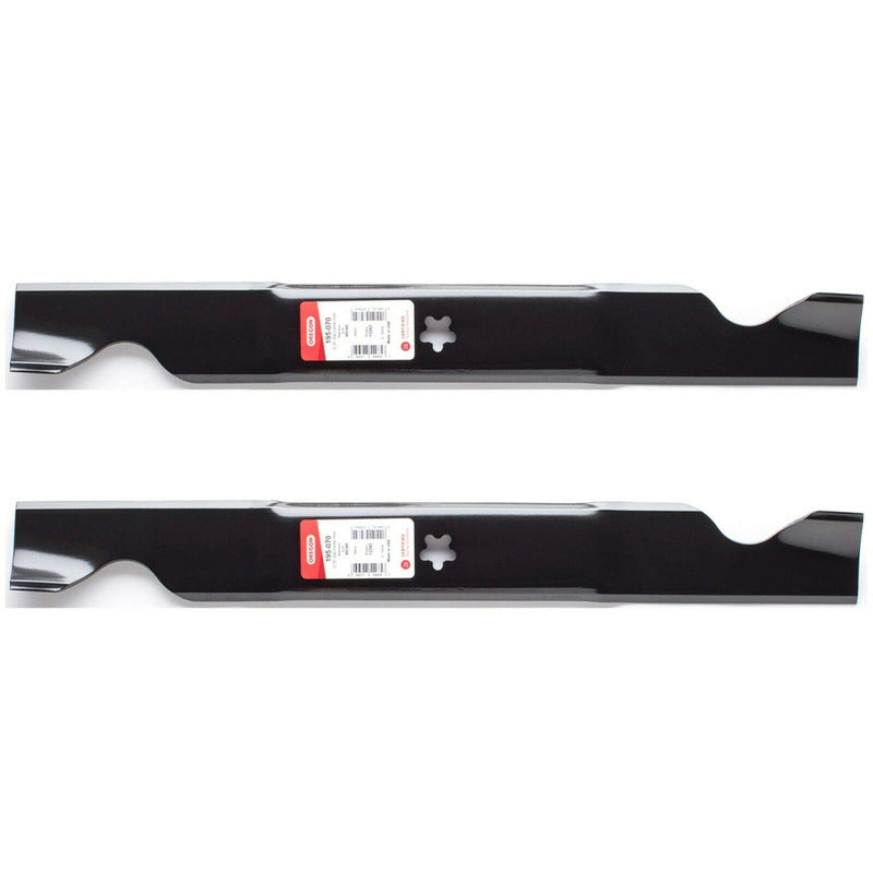 2PK Oregon 195-070 Mower Blade for 46" Husqvarna YTH22V46 - Grill Parts America